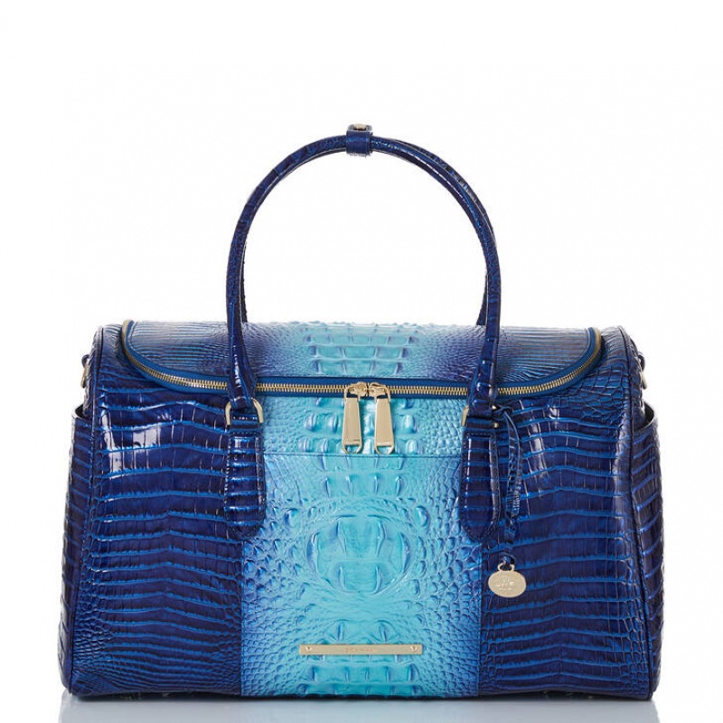 Blue Women\'s Brahmin Talulla Travel Bags | 7468BMUQS