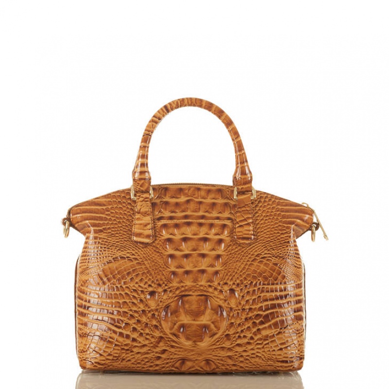 Brown Women's Brahmin Duxbury Satchel Bags | 7132IUVHZ