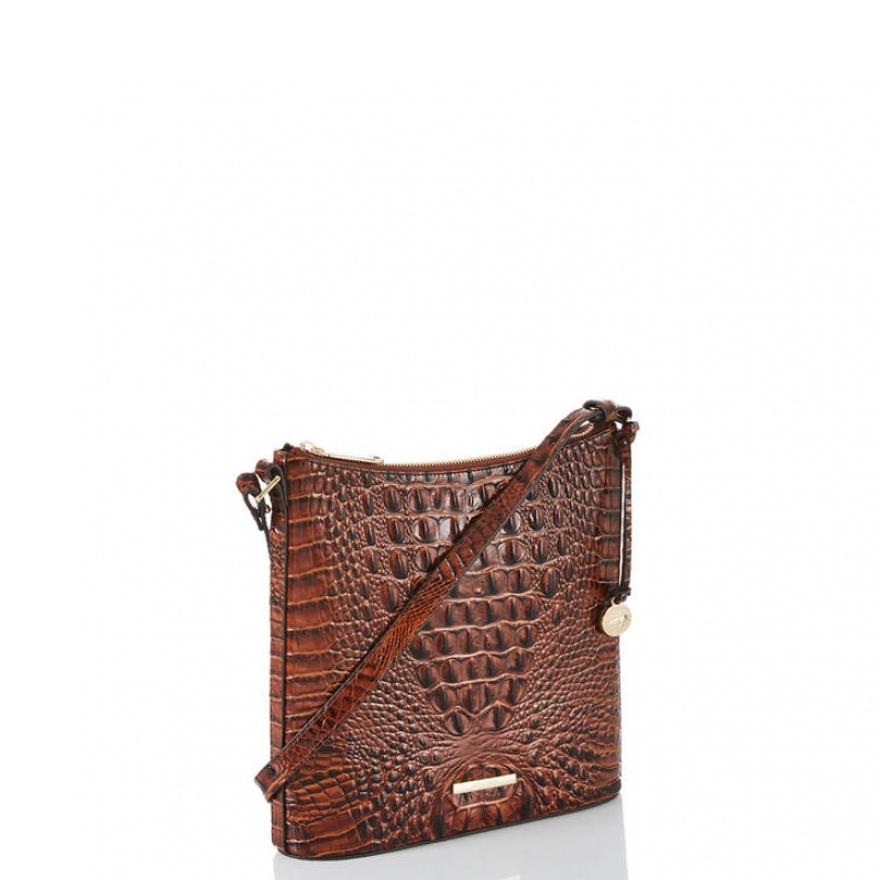 Brown Women's Brahmin Katie Crossbody Bags | 5612XTGUM