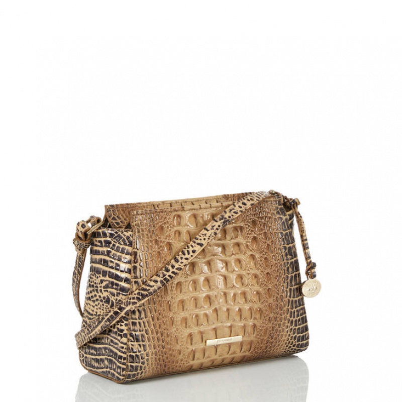 Copper Women's Brahmin Hillary Crossbody Bags | 2650VWLDQ