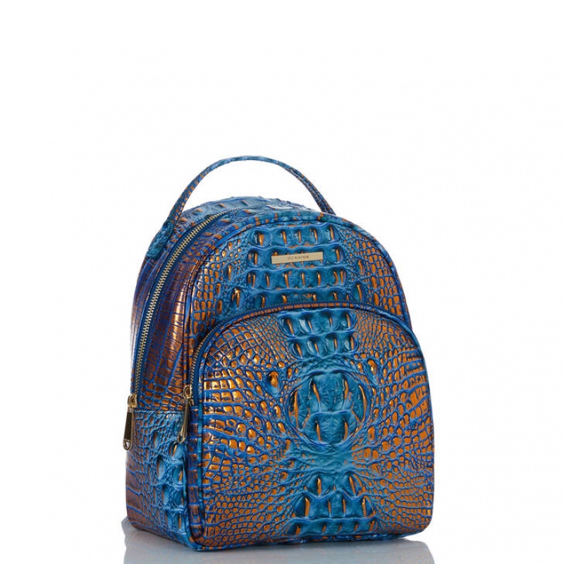 Deep AZURE Women's Brahmin Chelcy Backpacks | 7296SWVHM