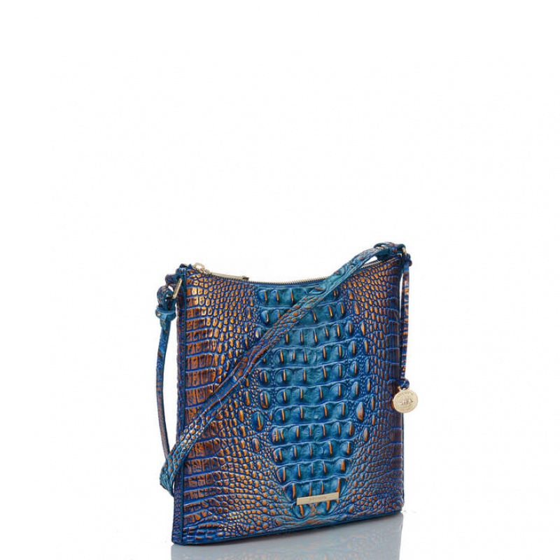 Deep AZURE Women's Brahmin Katie Crossbody Bags | 8067GRASF