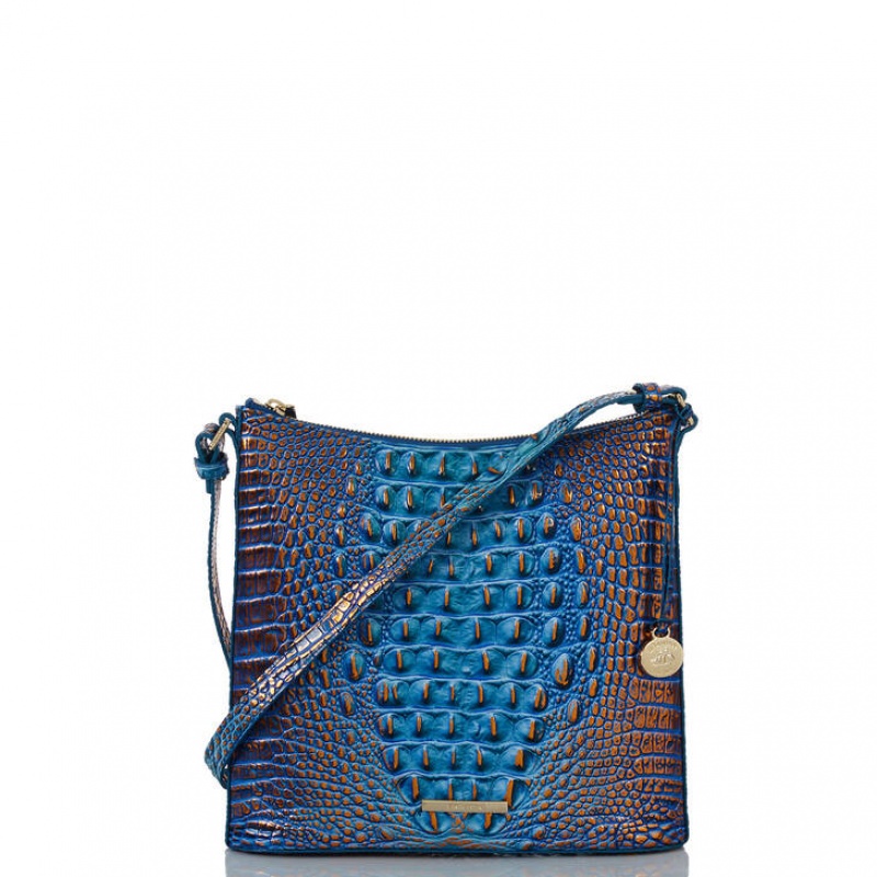 Deep AZURE Women\'s Brahmin Katie Crossbody Bags | 8067GRASF