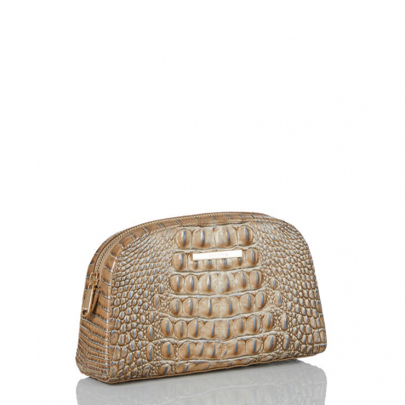 Gold Women's Brahmin Dany Travel Bags | 7423MYWHK