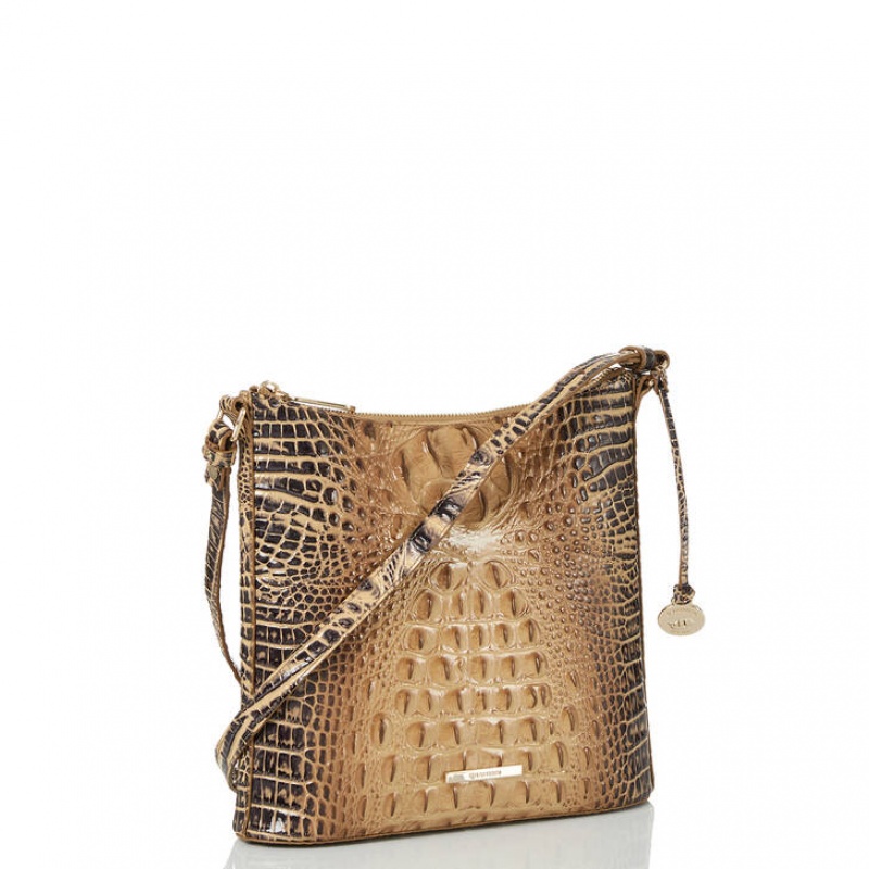 Grey Brown Women's Brahmin Katie Crossbody Bags | 2978IPUWJ