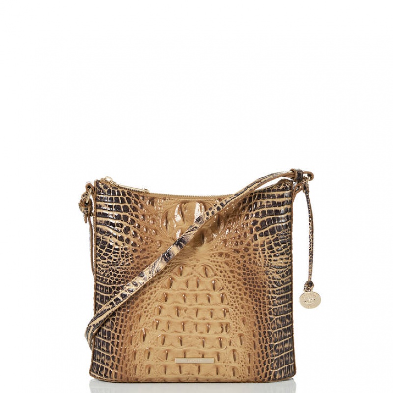 Grey Brown Women\'s Brahmin Katie Crossbody Bags | 2978IPUWJ