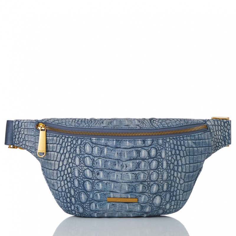 Light Blue Women\'s Brahmin Harker Travel Bags | 8372UAQZC