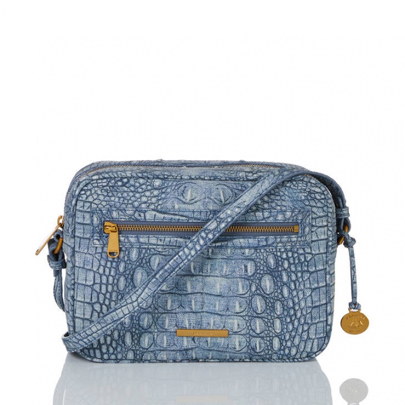 Light Blue Women\'s Brahmin Shea Crossbody Bags | 3207WRQNP