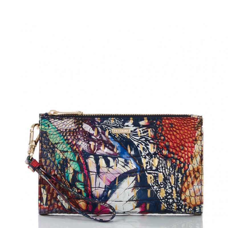 Multicolor Women\'s Brahmin Daisy Clutch Bags | 4169UNDKH