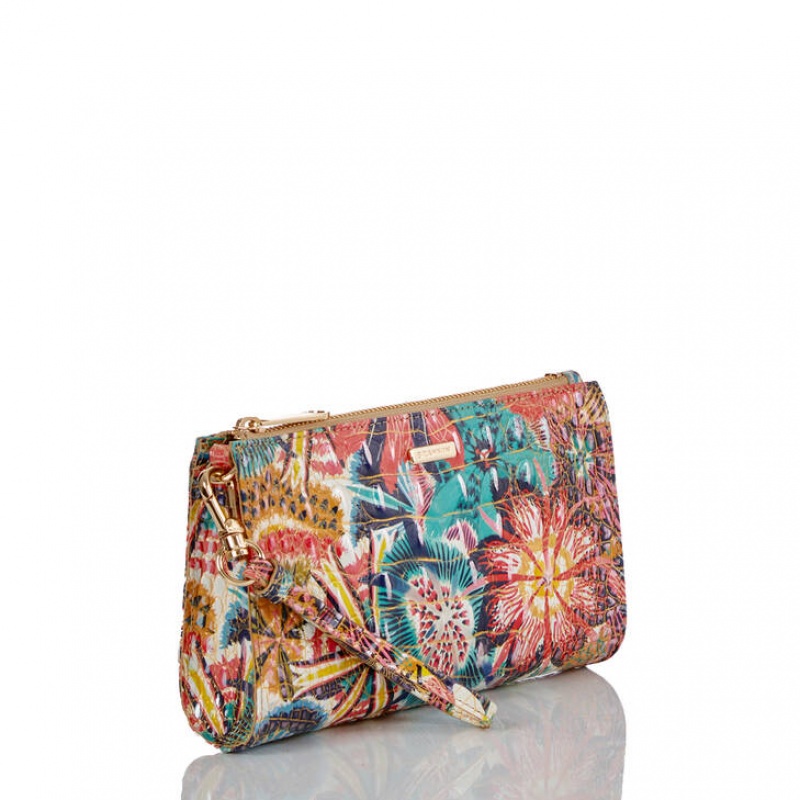 Multicolor Women's Brahmin Daisy Clutch Bags | 4861XJMQH