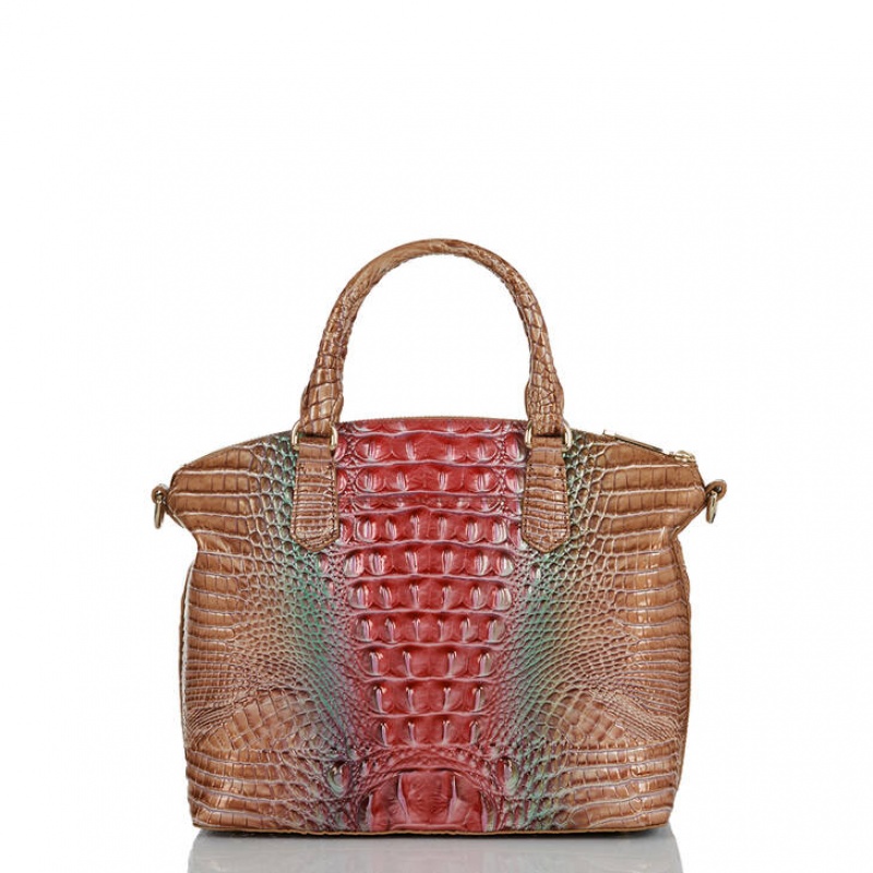 Multicolor Women's Brahmin Duxbury Satchel Bags | 3120YEKFQ