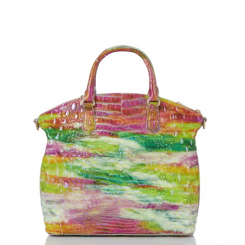 Multicolor Women's Brahmin Large Duxbury Satchel Bags | 8362EBANV