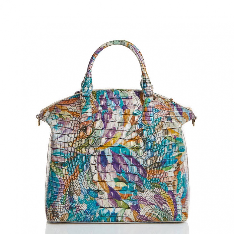 Multicolor Women's Brahmin Large Duxbury Satchel Bags | 2605KOYTC