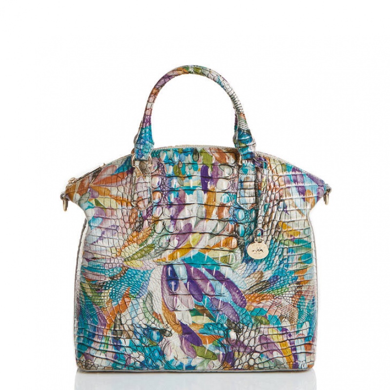 Multicolor Women\'s Brahmin Large Duxbury Satchel Bags | 2605KOYTC