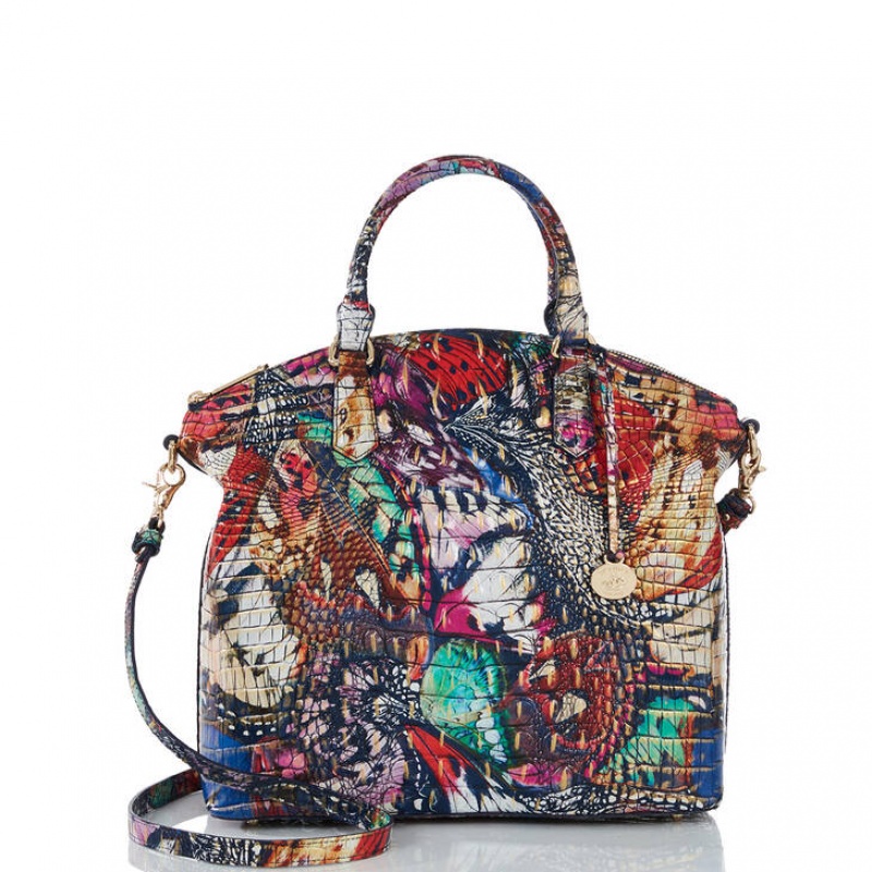 Multicolor Women's Brahmin Large Duxbury Satchel Bags | 1493ODCZR