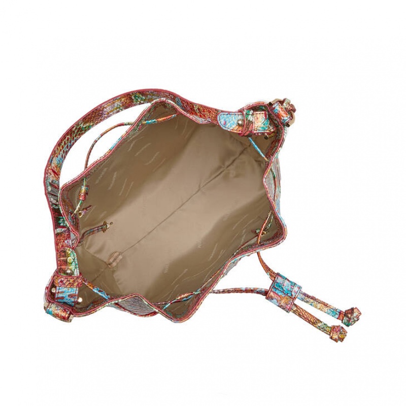 Multicolor Women's Brahmin Marlowe Bucket Bags | 9560DMEOC