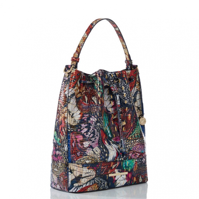 Multicolor Women's Brahmin Marlowe Bucket Bags | 1980SKZOE