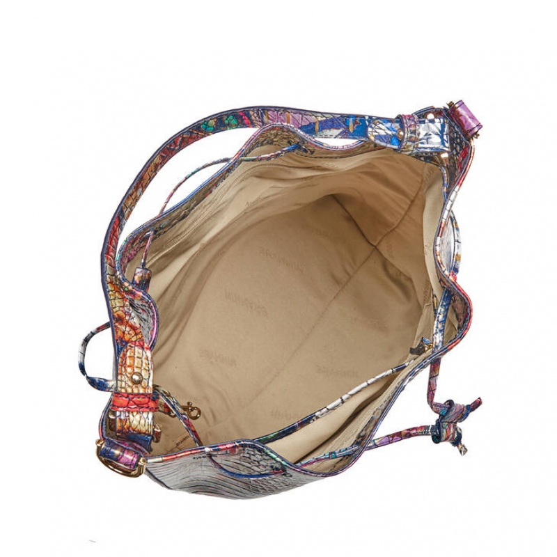 Multicolor Women's Brahmin Marlowe Bucket Bags | 1980SKZOE