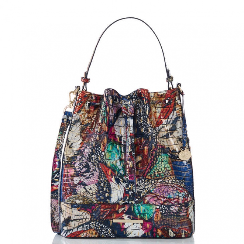 Multicolor Women's Brahmin Marlowe Bucket Bags | 1980SKZOE