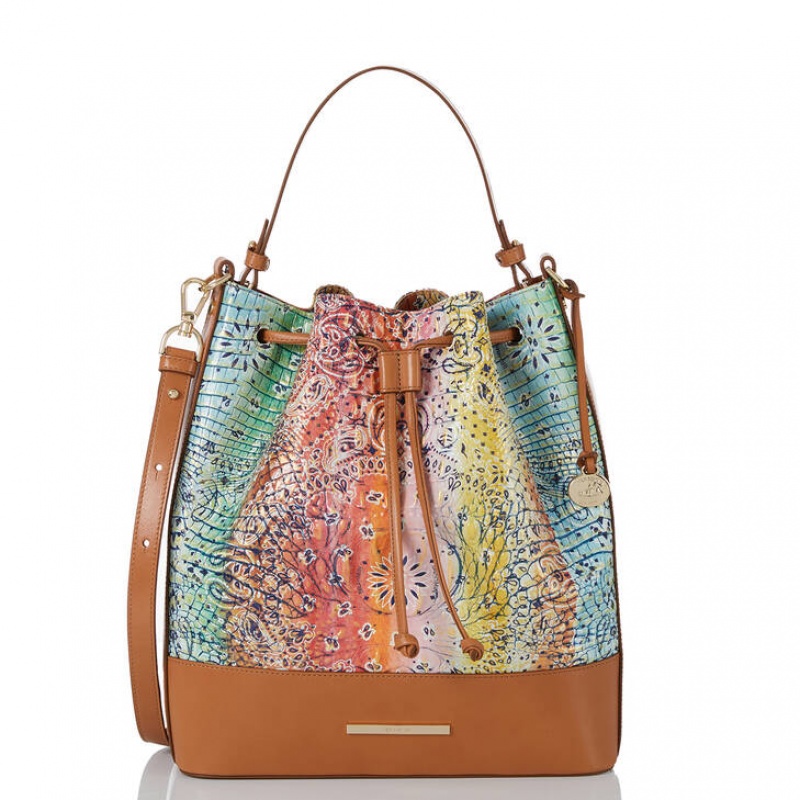 Multicolor Women's Brahmin Marlowe Bucket Bags | 5718AGYTS