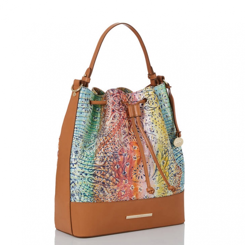 Multicolor Women\'s Brahmin Marlowe Bucket Bags | 5718AGYTS