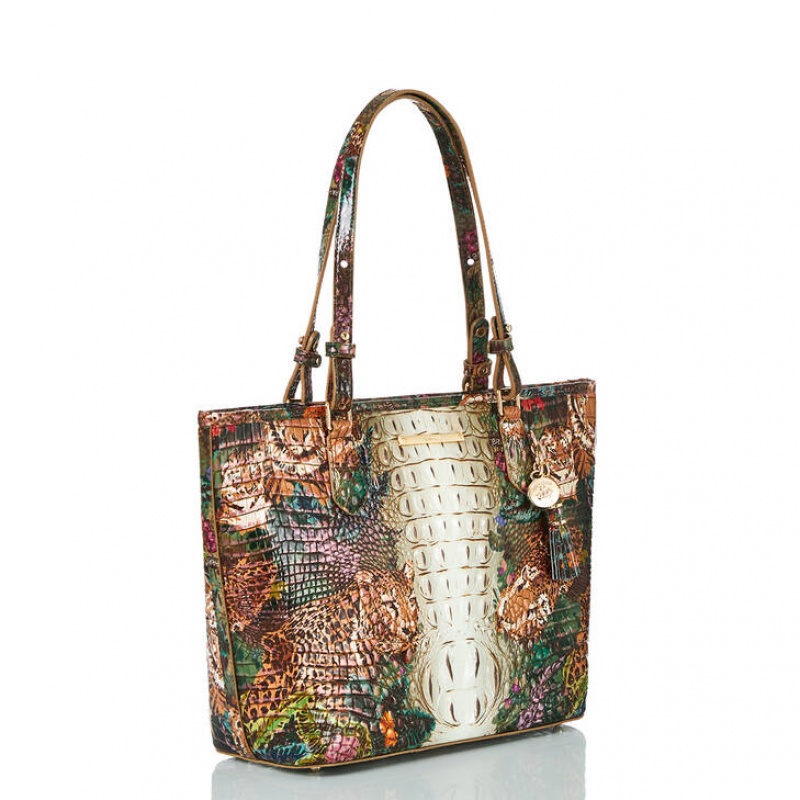 Multicolor Women's Brahmin Medium Asher Tote Bags | 3167LAKWS