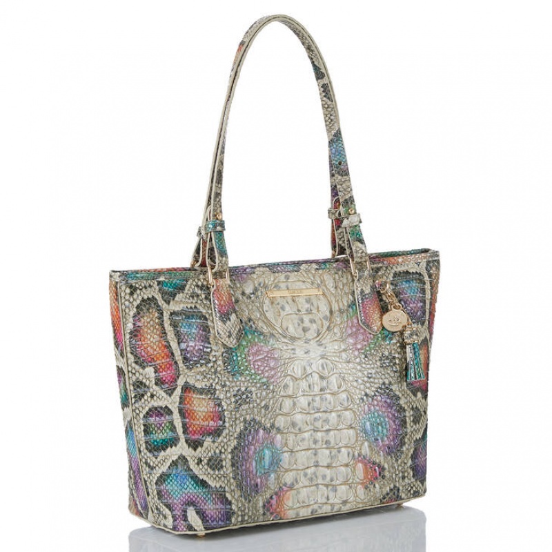 Multicolor Women\'s Brahmin Medium Asher Tote Bags | 4285GQVPH