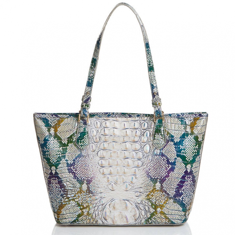 Multicolor Women's Brahmin Medium Asher Tote Bags | 0439DQZKE