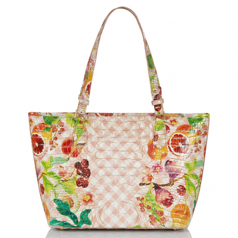 Multicolor Women's Brahmin Medium Asher Tote Bags | 5376UQBDS