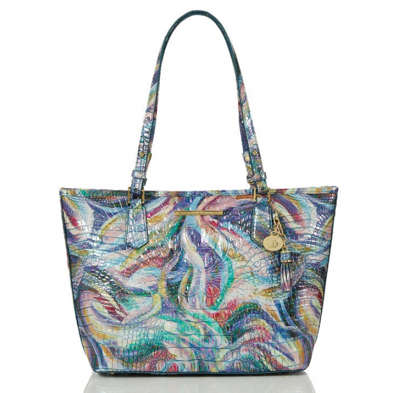 Multicolor Women\'s Brahmin Medium Asher Tote Bags | 4906LTVXH