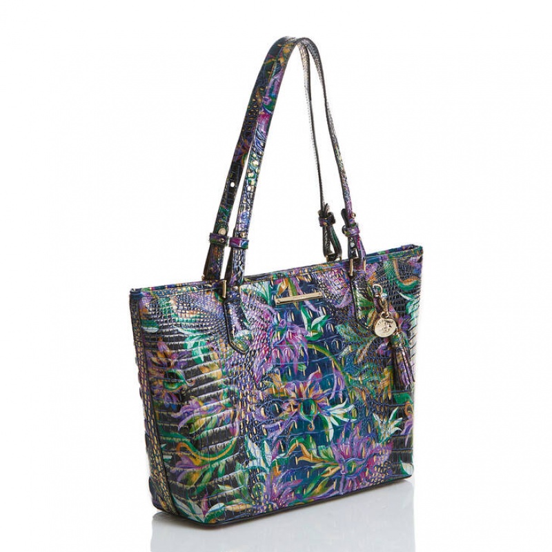 Multicolor Women's Brahmin Medium Asher Tote Bags | 7182YAKSF