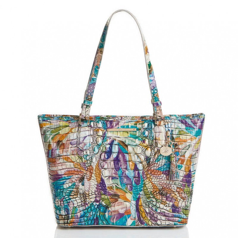 Multicolor Women\'s Brahmin Medium Asher Tote Bags | 3704NBUQP