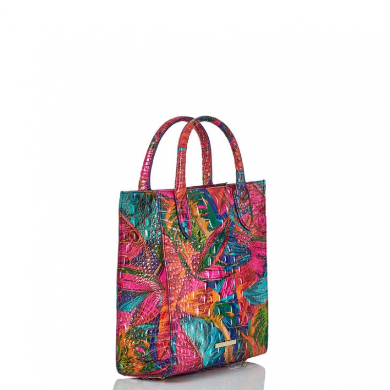 Multicolor Women's Brahmin Moira Tote Bags | 4672XKBWH