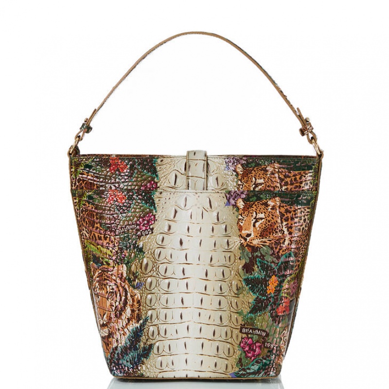 Multicolor Women's Brahmin Shira Bucket Bags | 8631BALKP