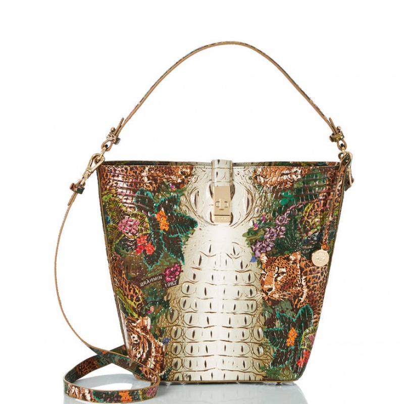 Multicolor Women's Brahmin Shira Bucket Bags | 8631BALKP