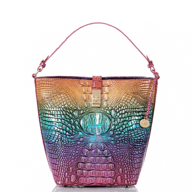 Multicolor Women\'s Brahmin Shira Bucket Bags | 4786MVAZX