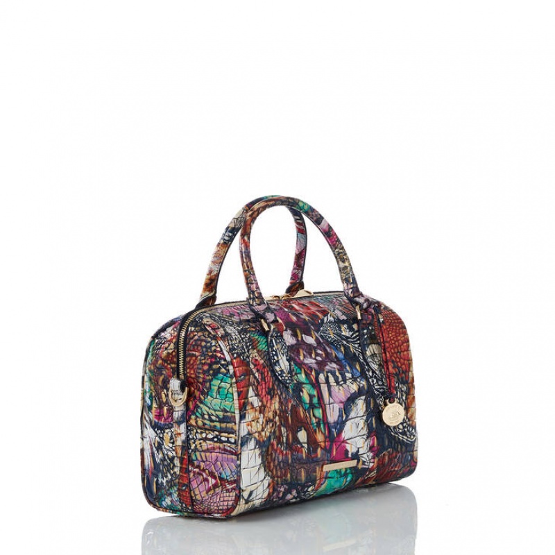 Multicolor Women's Brahmin Stacy Satchel Bags | 4021DLMTC