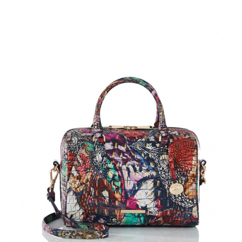 Multicolor Women's Brahmin Stacy Satchel Bags | 4021DLMTC