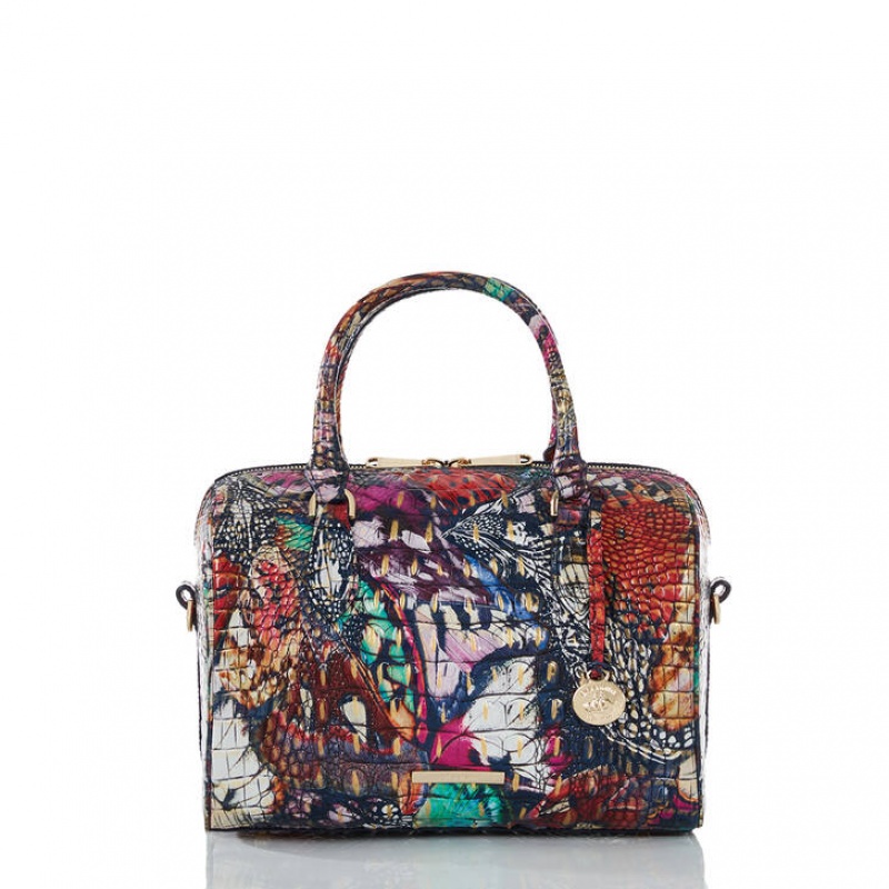 Multicolor Women\'s Brahmin Stacy Satchel Bags | 4021DLMTC