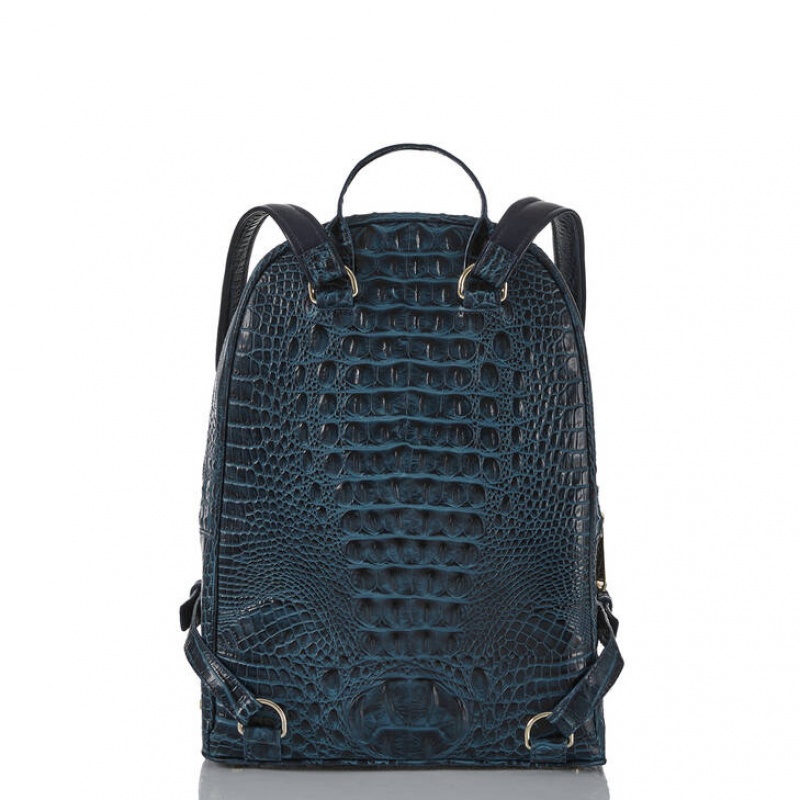 Navy Women's Brahmin Dartmouth Backpack Backpacks | 7103REDLC