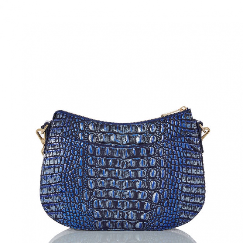 Navy Women's Brahmin Mod Shayna Crossbody Bags | 8096LQPTC