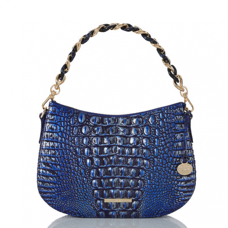 Navy Women's Brahmin Mod Shayna Crossbody Bags | 8096LQPTC