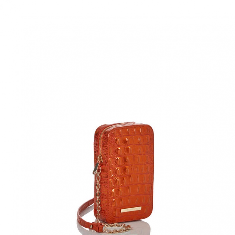 Orange Women\'s Brahmin Cassia Crossbody Bags | 4731CFGRL