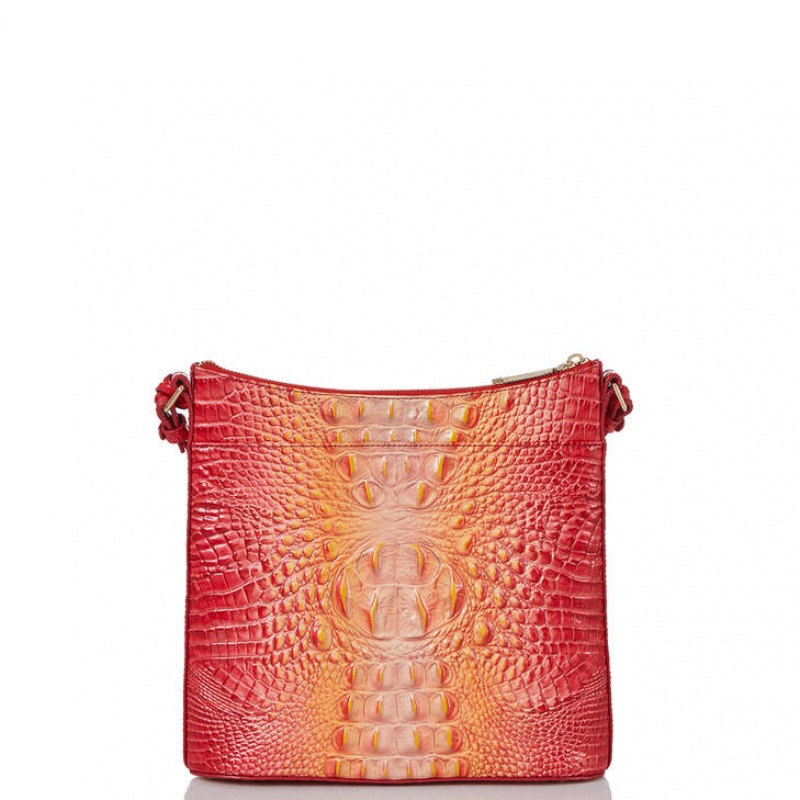 Orange Women's Brahmin Katie Crossbody Bags | 6092IJYXP