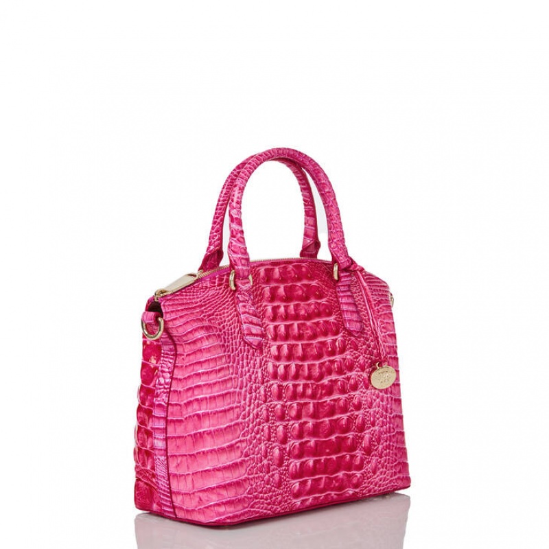 Pink Women's Brahmin Duxbury Satchel Bags | 4596IOWJT