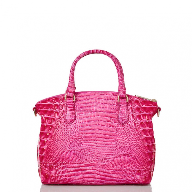 Pink Women's Brahmin Duxbury Satchel Bags | 4596IOWJT