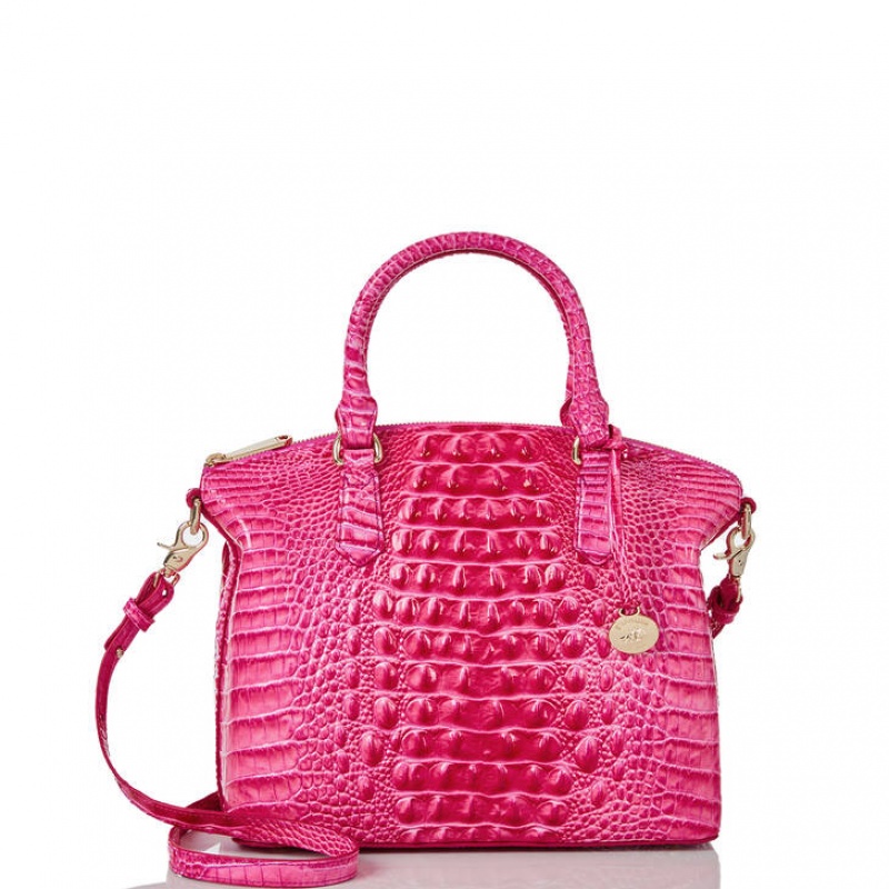 Pink Women's Brahmin Duxbury Satchel Bags | 4596IOWJT