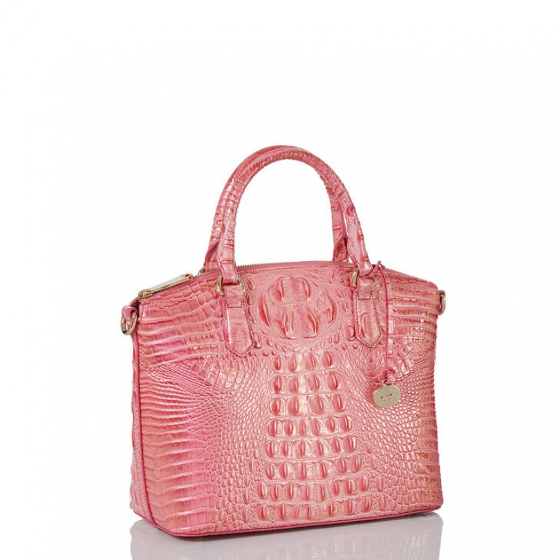 Pink Women's Brahmin Duxbury Satchel Bags | 1862DUBXA