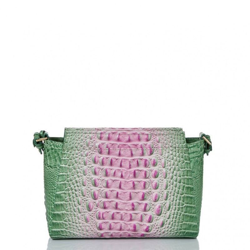 Pink Women's Brahmin Hillary Crossbody Bags | 9547JIWQR