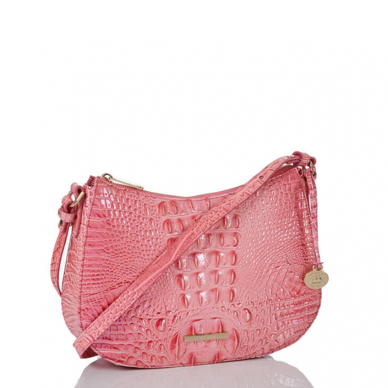 Pink Women's Brahmin Shayna Crossbody Bags | 5194WBTHK